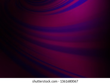 Dark Purple vector abstract bright template. Modern geometrical abstract illustration with gradient. Brand new style for your business design.