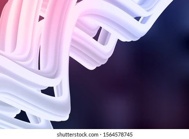 Dark Purple vector abstract bright template. New colored illustration in blur style with gradient. New style for your business design.