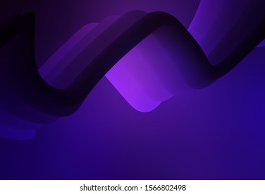 Dark Purple vector abstract bright template. Abstract colorful illustration with gradient. Background for a cell phone.