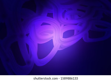 Dark Purple vector abstract bright pattern. Modern abstract illustration with gradient. Blurred design for your web site.