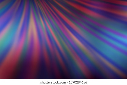 Dark Purple vector abstract bright template. Glitter abstract illustration with gradient design. Completely new design for your business.