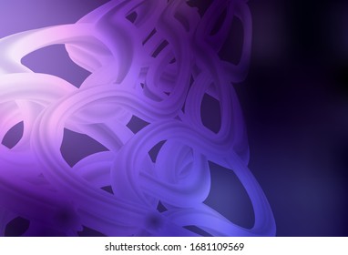 Dark Purple vector abstract bright pattern. Colorful illustration in abstract style with gradient. Elegant background for a brand book.