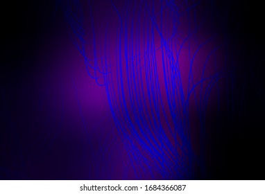 Dark Purple vector abstract bright pattern. Modern abstract illustration with gradient. Completely new design for your business.