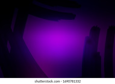 Planta brillante abstracta de vector púrpura oscuro. Ilustración abstracta brillante con diseño degradado. Fondo para un teléfono móvil.