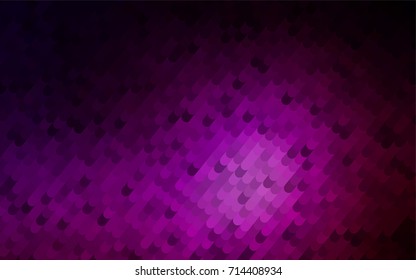 Dark Purple vector abstract cambered pattern. Curved geometric sample with gradient.  The template can be used as a background for cell phones.