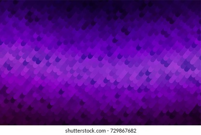 Dark Purple vector abstract cambered pattern. Shining illustration, which consist of curved lines. The polygonal design can be used for your web site.