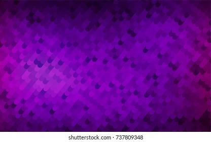 Dark Purple vector abstract cambered background. Curved geometric sample with gradient.  A completely new template for your business design.