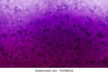 Dark Purple vector abstract cambered pattern. Shining illustration, which consist of curved lines. A completely new template for your business design.