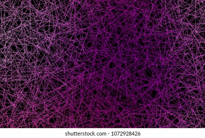 Dark Purple vector abstract colorful background, which consist of triangles. Pattern with colored triangles on white background.