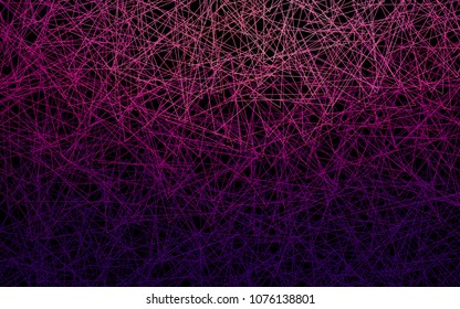 Dark Purple vector abstract colorful background, which consist of triangles. Pattern with colored triangles on white background.