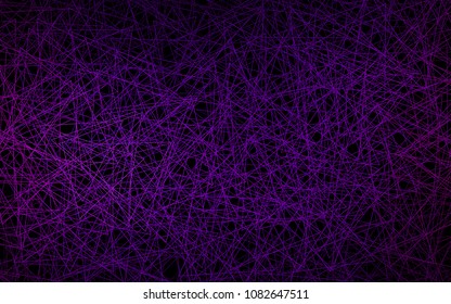 Dark Purple vector abstract colorful background, which consist of triangles. Pattern with colored triangles on white background.