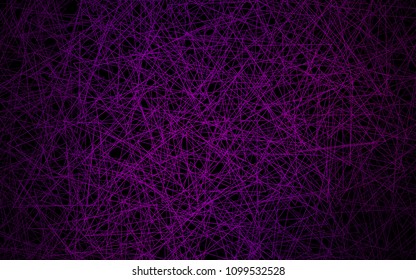 Dark Purple vector abstract colorful background, which consist of triangles. Pattern with colored triangles on white background.