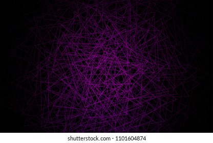 Dark Purple vector abstract colorful background, which consist of triangles. Pattern with colored triangles on white background.