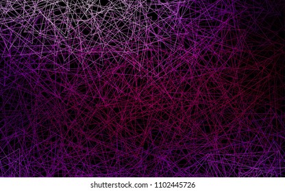 Dark Purple vector abstract colorful background, which consist of triangles. Pattern with colored triangles on white background.