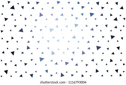 Dark Purple vector abstract colorful background, which consist of triangles. Pattern with colored triangles on white background.