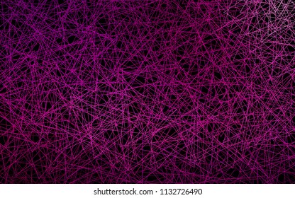 Dark Purple vector abstract colorful background, which consist of triangles. Pattern with colored triangles on white background.