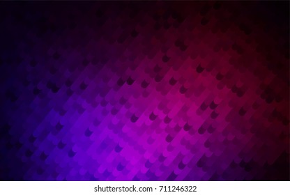 Dark Purple vector abstract curved pattern. A sample with curved shapes. The polygonal design can be used for your web site.