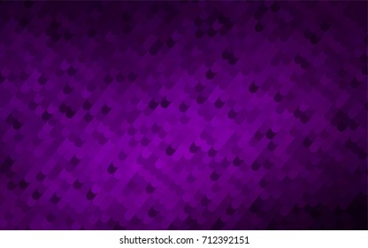 Dark Purple vector abstract curved template. A completely new color illustration in a vague style. The textured pattern can be used for background.