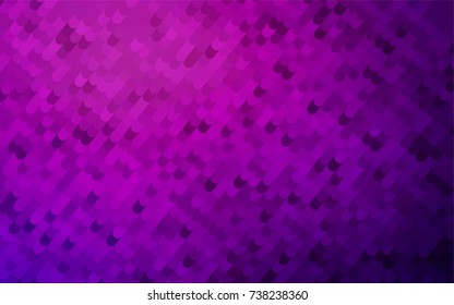 Dark Purple vector abstract curved template. Shining crooked illustration in a brand-new style. Brand-new design for your business.