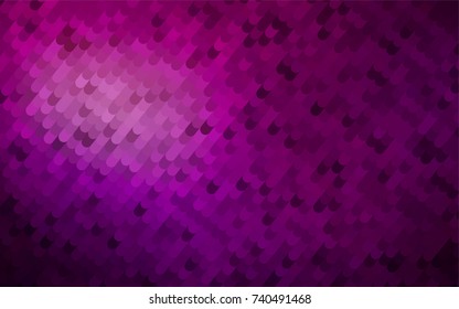 Dark Purple vector abstract curved background. Colorful illustration in abstract cranked style with gradient. The textured pattern can be used for background.