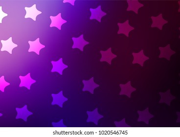 Dark Purple vector abstract doodle texture. Geometric doodle illustration in Origami style with gradient. The template can be used as a background for cell phones.