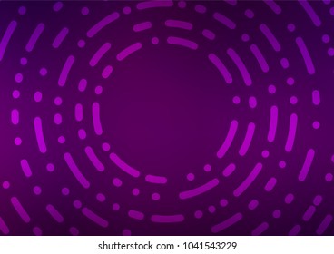 Dark Purple vector abstract doodle background. Decorative shining illustration with doodles on abstract template. The pattern can be used for coloring books and pages for kids.