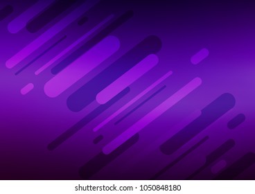 Dark Purple vector abstract doodle pattern. Doodles on blurred abstract background with gradient. The completely new template can be used for your brand book.