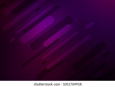 Dark Purple vector abstract doodle template. A completely new color illustration in doodle style. A new texture for your design.
