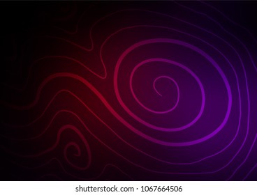 Dark Purple vector abstract doodle template. Colorful illustration in abstract style with doodles and Zen tangles. A completely new template for your business design.