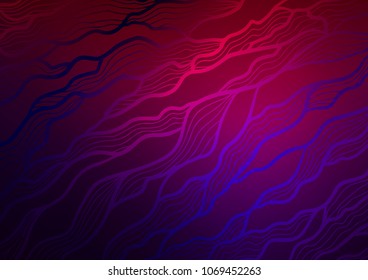 Dark Purple vector abstract doodle texture. Sketchy hand drawn doodles on blurred background. The elegant pattern can be used as a part of a brand book.