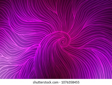 Dark Purple vector abstract doodle pattern. Colorful illustration in abstract style with doodles and Zen tangles. The best blurred design for your business.