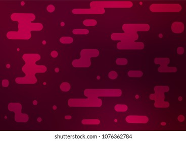 Dark Purple vector abstract doodle background. Shining colored illustration with doodles in Zen tangle style. The textured pattern can be used for website.
