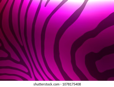 Dark Purple vector abstract doodle template. Ethnic elegant natural pattern with gradient. A completely new design for your business.