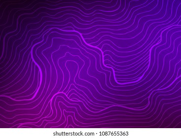 Dark Purple vector abstract doodle template. An elegant bright illustration with lines in Natural style. Brand-new style for your business design.
