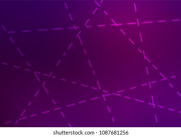 Dark Purple vector abstract doodle background. An elegant bright illustration with lines in Natural style. A completely new design for your business.
