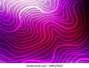 Dark Purple vector abstract doodle template. An elegant bright illustration with lines in Natural style. The pattern can be used for wallpapers and coloring books.