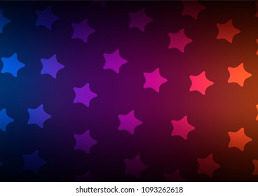 Dark Purple vector abstract doodle template. Modern geometrical abstract illustration with doodles. A completely new template for your business design.