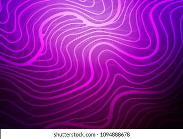 Dark Purple vector abstract doodle background. Doodles on blurred abstract background with gradient. Hand painted design for web, wrapping, wallpaper.
