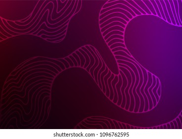 Dark Purple vector abstract doodle texture. Modern geometrical abstract illustration with doodles. The doodle design can be used for your web site.