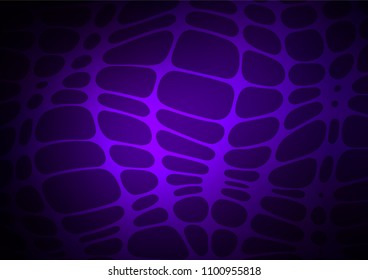 Dark Purple vector abstract doodle pattern. Doodles on blurred abstract background with gradient. The best blurred design for your business.