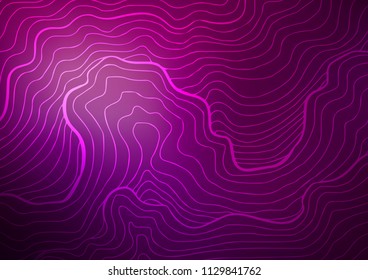 Dark Purple vector abstract doodle pattern. Ethnic elegant natural pattern with gradient. A completely new template for your business design.