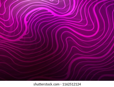 Dark Purple vector abstract doodle pattern. Geometric doodle illustration in Origami style with gradient. A completely new design for your business.