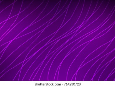 Dark Purple vector abstract doodle pattern. Geometric doodle illustration in Origami style with gradient. The best blurred design for your business.