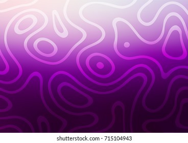 Dark Purple vector abstract doodle pattern. Shining colored illustration with doodles in Arabic style. The best blurred design for your business.