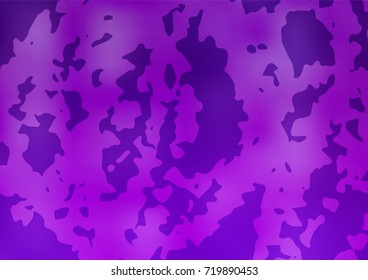 Dark purple vector abstract doodle background. Doodles created by child on blurred abstract background with gradient. Hand painted design for web, wrapping, wallpaper.