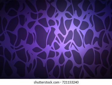 Dark Purple vector abstract doodle pattern. Colorful abstract illustration with lines in Asian style. A new texture for your design.