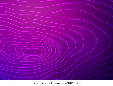 Dark Purple vector abstract doodle template. Colorful abstract illustration with lines in Asian style. Brand-new design for your business.