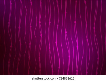 Dark Purple vector abstract doodle template. An elegant bright illustration with lines in Natural style. The pattern can be used for coloring books and pages for kids.