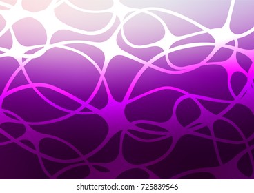Dark Purple vector abstract doodle texture. Shining colored illustration with doodles in Zen tangle style. The best blurred design for your business.