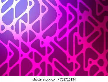 Dark Purple vector abstract doodle background. Blurred decorative design in Indian style with Zen tangles. A completely new design for your business.